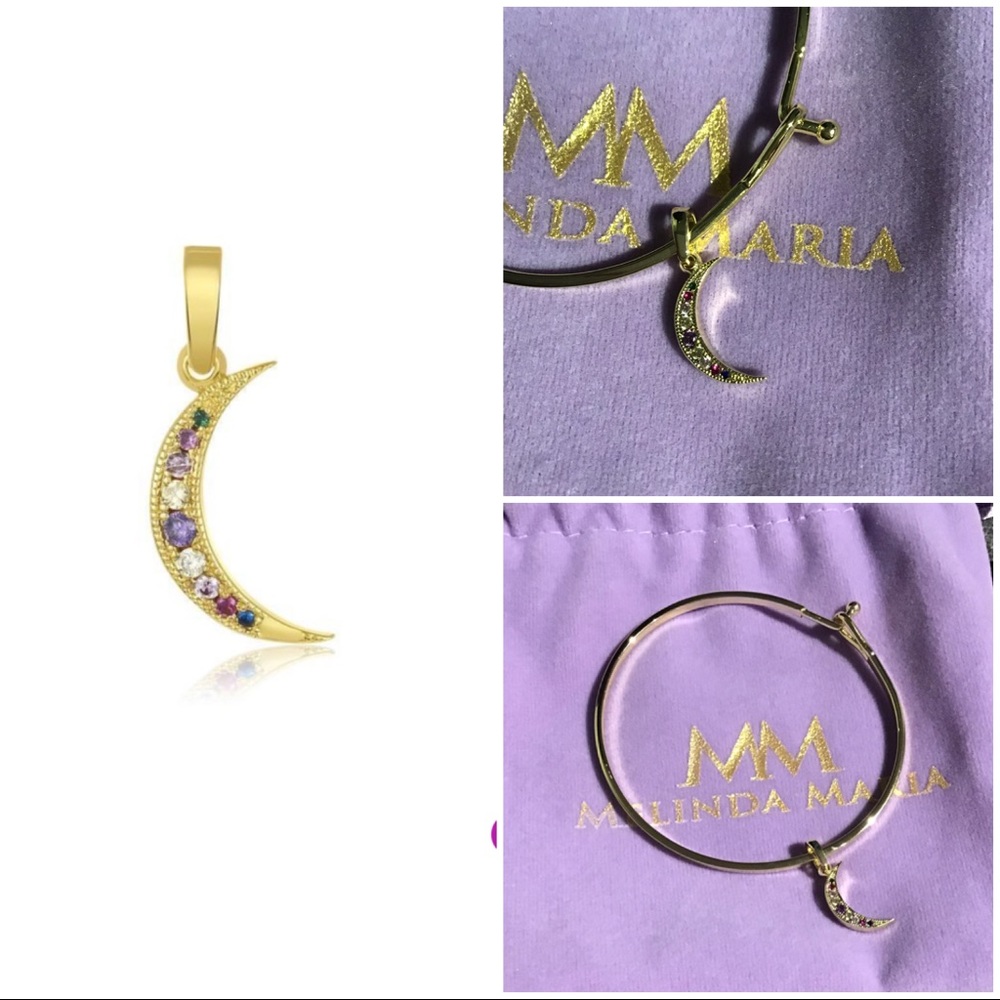 🟣Melinda Maria Icons Bangle & Charm NEW🟣